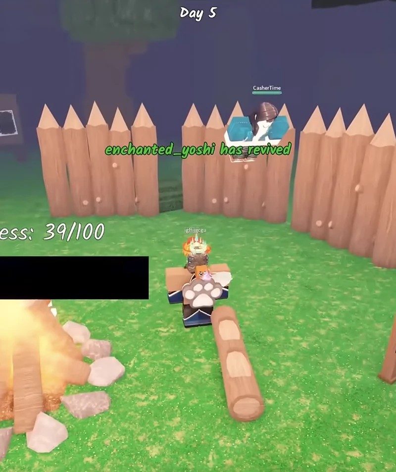 Hồi sinh trong 99 Nights in the forest