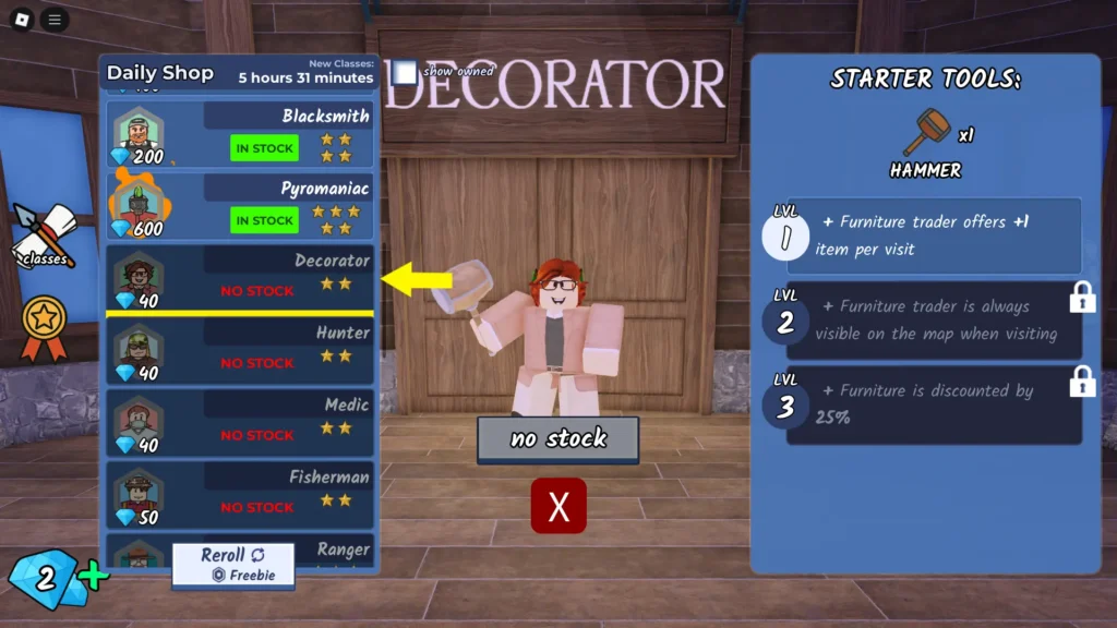 Lớp học Blacksmith và Decorator