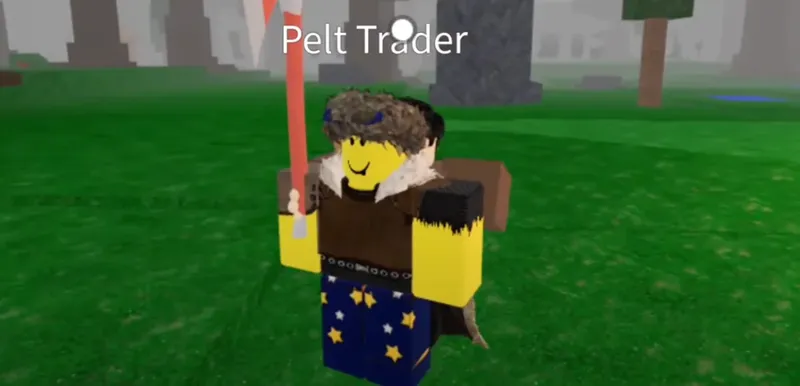 Tổng hợp toàn bộ vũ khí trong 99 Nights in the forest 2 Người bán da thú (Pelt Trader)