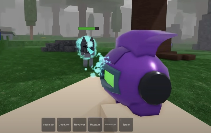 Tổng hợp toàn bộ vũ khí trong 99 Nights in the forest 10 Raygun