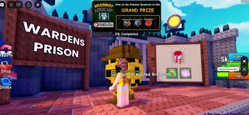 Cách làm nhiệm vụ nhà tù trong Plants vs Brainrots nhanh nhất 6 Mẹo để hoàn thành nhiệm vụ dễ dàng