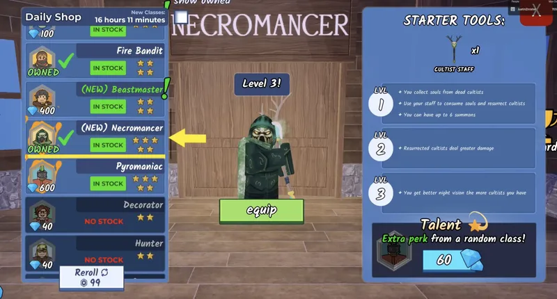 So kèo Necromance với Cyborg và Assassin trong 99 Nights